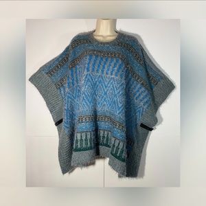 ETHYL Aztec‎ Print Flowy Poncho